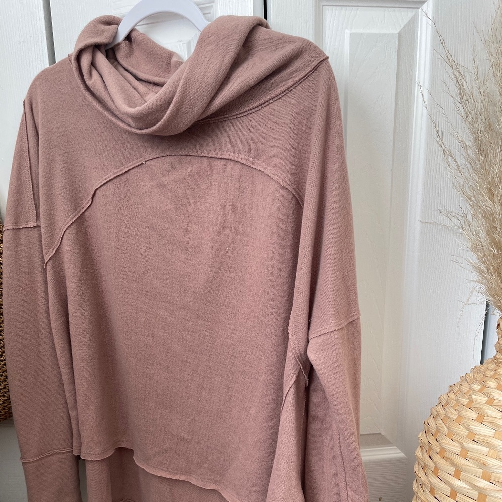 Free People Cowl neck shirt